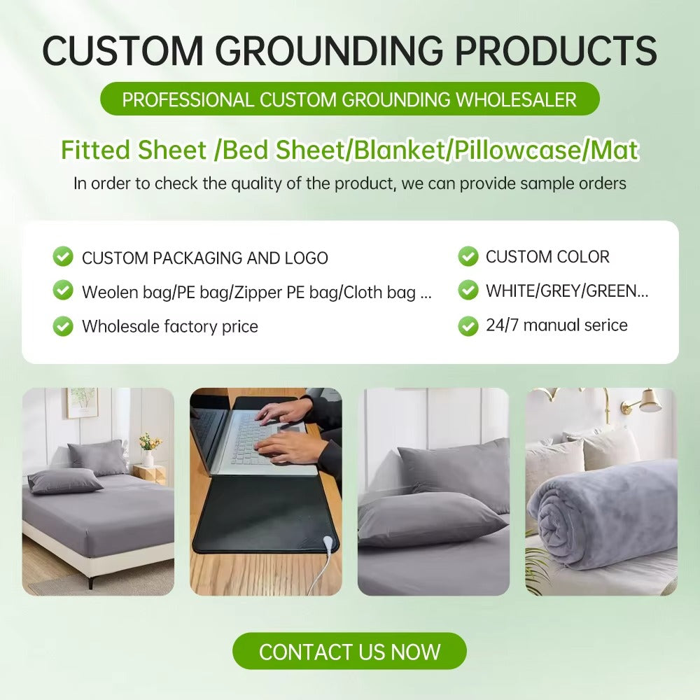GroundingSync - Premium Grounding Bed Sheet