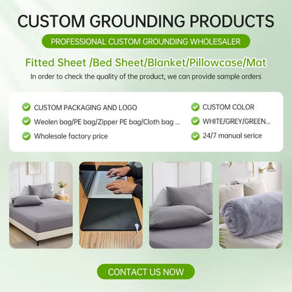 GroundingSync - Premium Grounding Bed Sheet