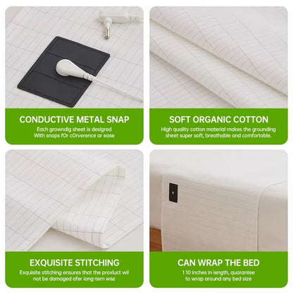 GroundingSync - Premium Grounding Bed Sheet